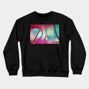 Passion Pink  Rainbow Swirls Crewneck Sweatshirt